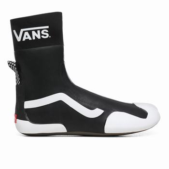 Vans Surf Boot Hi - Miesten Korkeavartiset tennarit - Mustat/Valkoinen